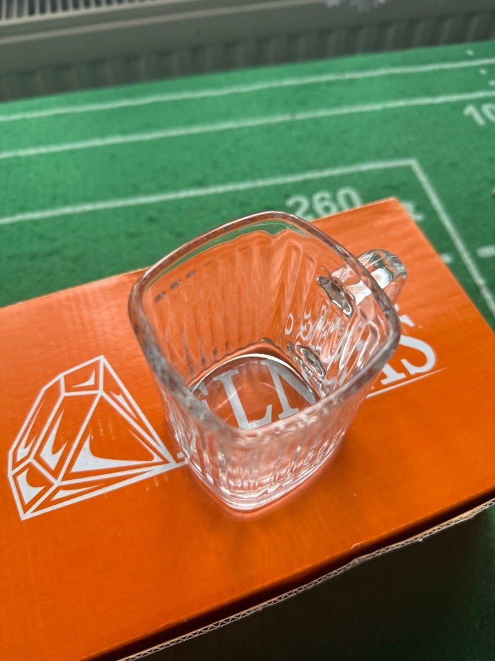 Kare Cam Çay Bardağı Kupa - Görsel 3