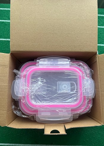 Borart Pembe Cam Saklama Kabı Seti - Görsel 3