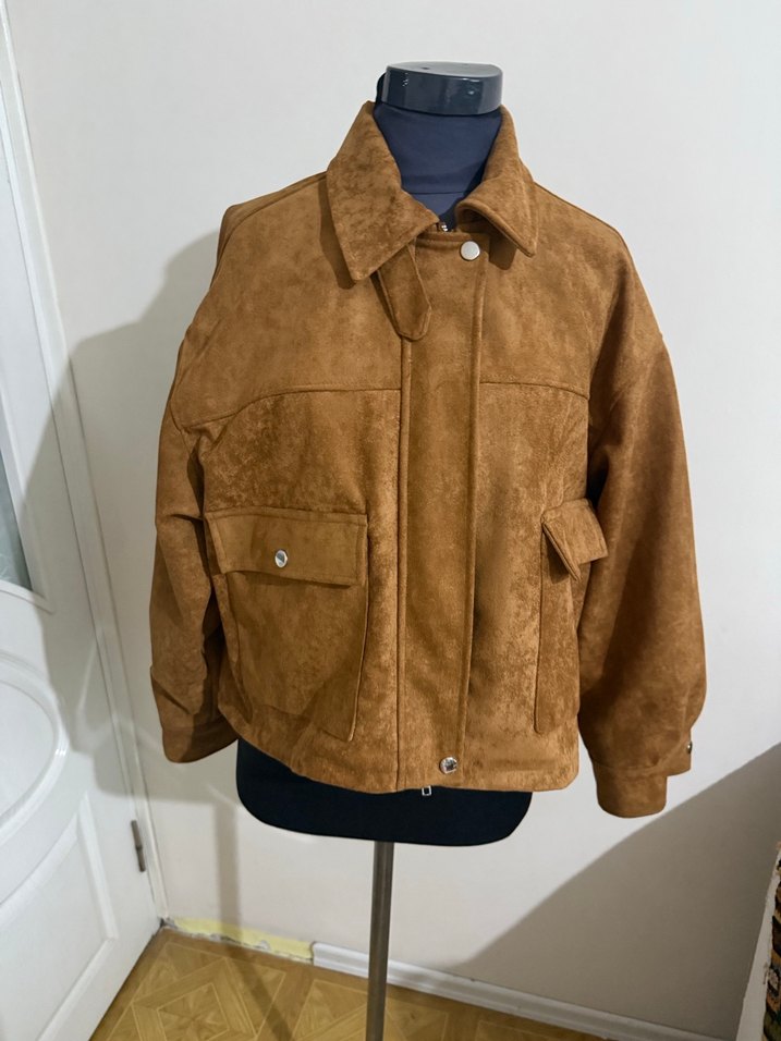 Zara Bayan Süet Kadın Ceket - Görsel 3