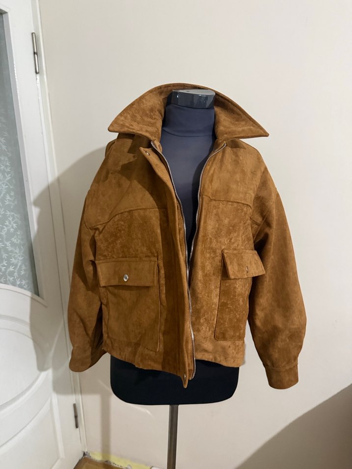 Zara Bayan Süet Kadın Ceket - Görsel 5