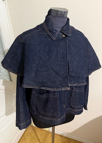 Zara Bayan Denim Ceket Mont - Görsel 4