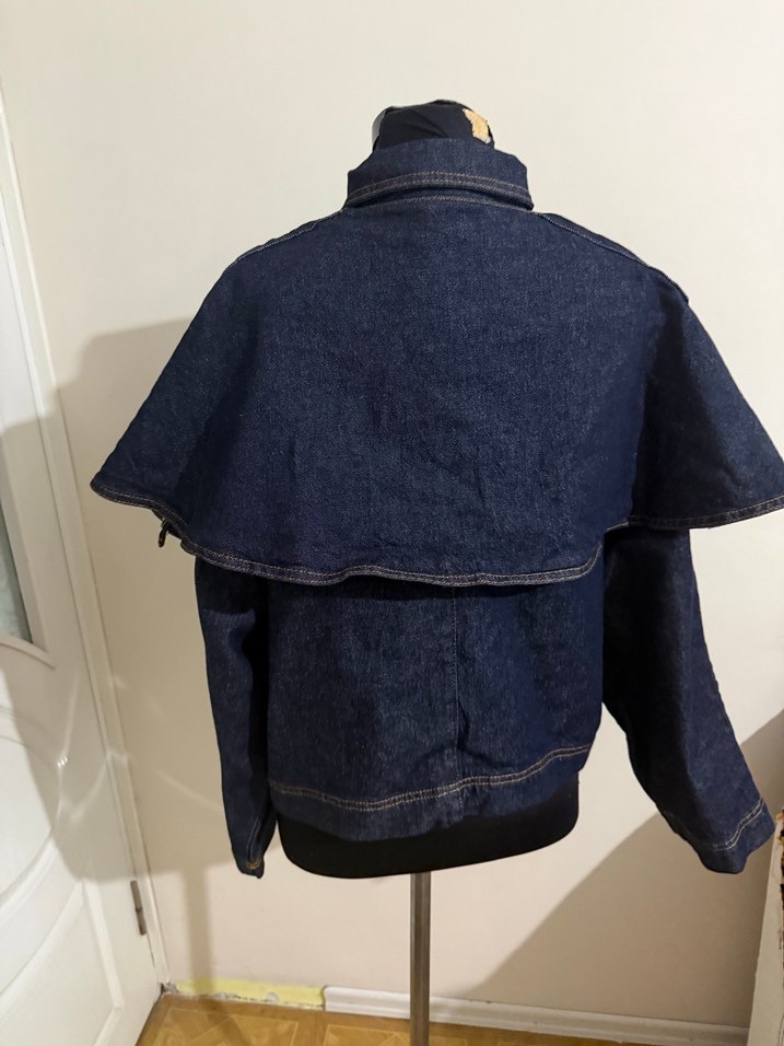 Zara Bayan Denim Ceket Mont - Görsel 3