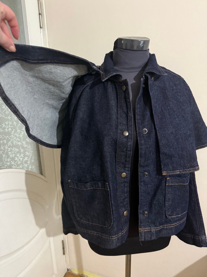 Zara Bayan Denim Ceket Mont - Görsel 2