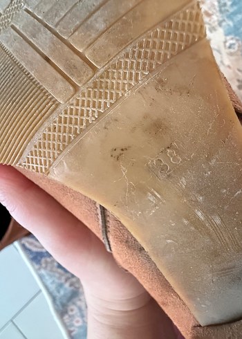 Kahverengi Süet Kadın Bot - Görsel 4