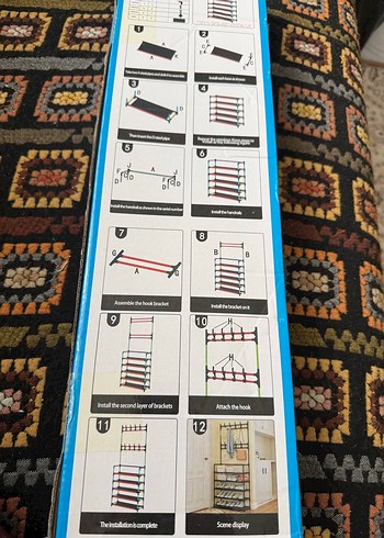 Beyaz Çok Katlı Ayakkabılık Portmanto - Görsel 8