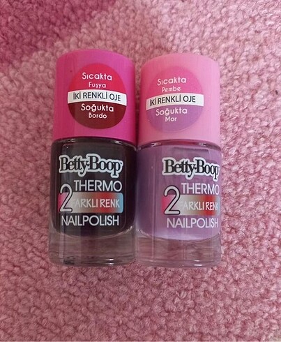 Betty Boop Renk Değiştiren Oje Çeşitleri