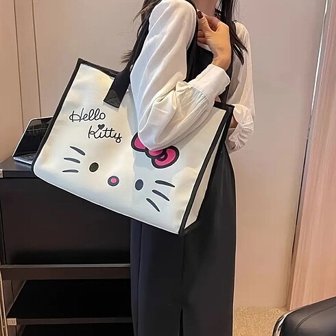 Hello Kitty Hello Kitty Kanvas Çanta
