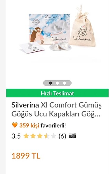 Silverina Koruyucu Gümüş Göğüs Kapakları - Görsel 6