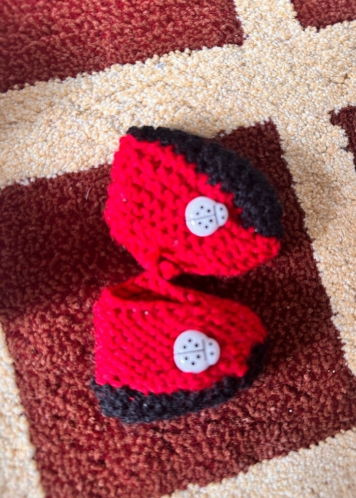 Bebek Converse ve Uğur Böceği Patik Ayakkabı - Görsel 4