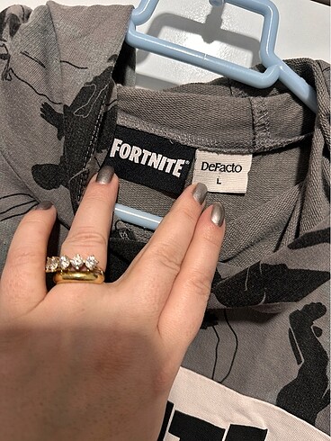 l Beden Fortnite Erkek Sweatshirt