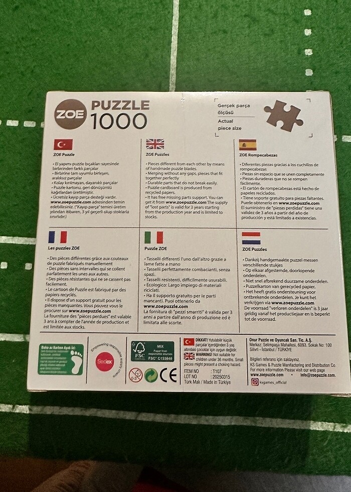 1000 Parça Puzzle - Görsel 3