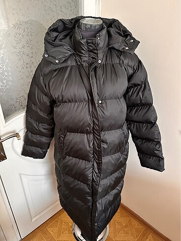 xl Beden Zara Bayan Uzun Şişme Mont