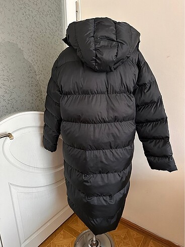 xl Beden siyah Renk Zara Bayan Uzun Şişme Mont