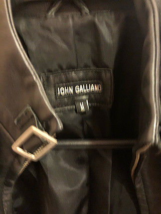 John Galliano Gerçek deri ceket