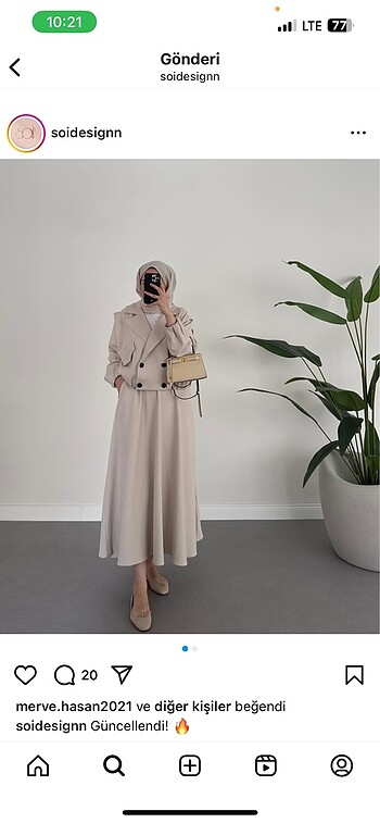 Burikden alındı etek ceket takım - Görsel 2