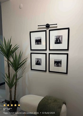 Siyah Çerçeveli Duvar Fotoğraf Seti - Görsel 2