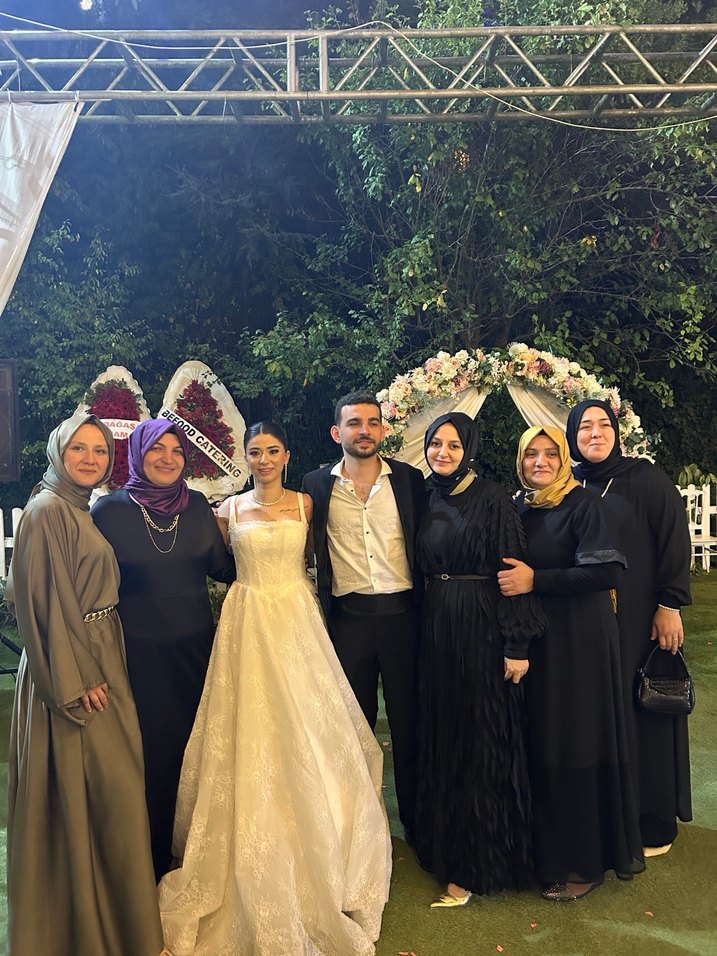 Tesettür elbıse yeşil renk - Görsel 2