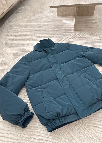 Mavi erkek mont - Görsel 4