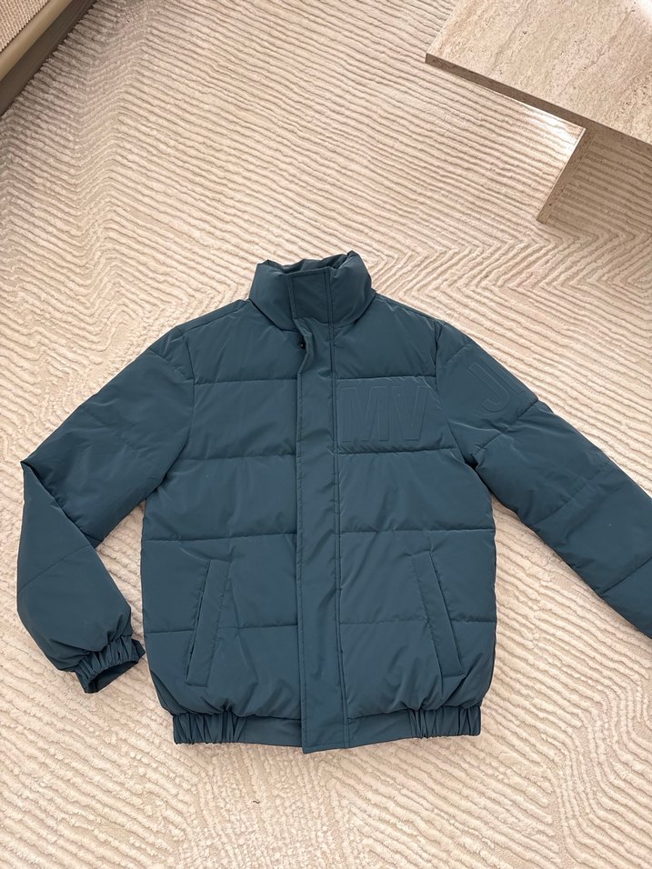 Mavi erkek mont - Görsel 3