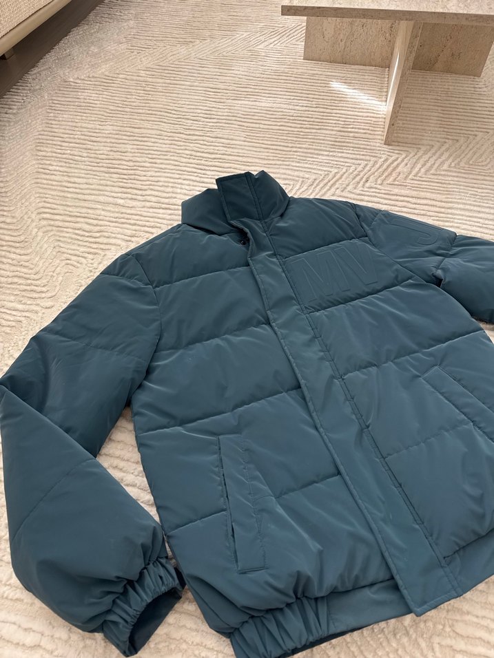 Mavi erkek mont - Görsel 2