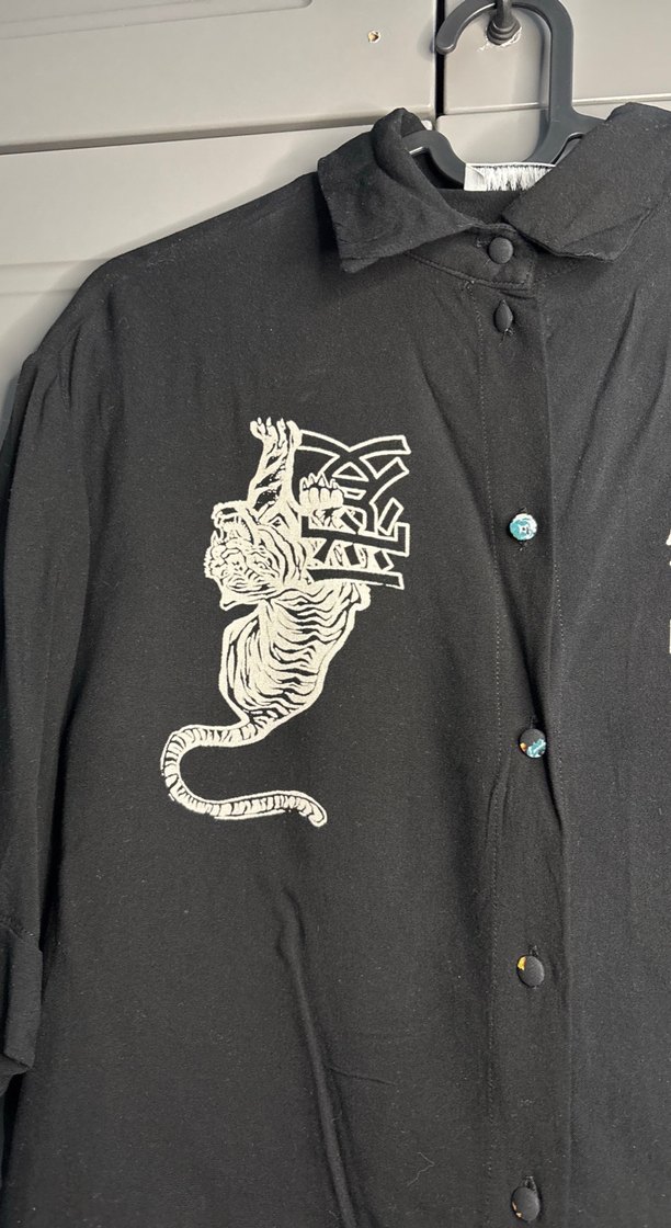 Siyah Kadın Gömlek - Görsel 2