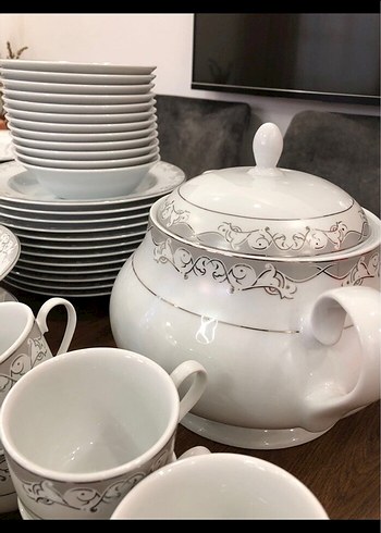 Güral porselen 12 kişilik yemek takımı - Görsel 5