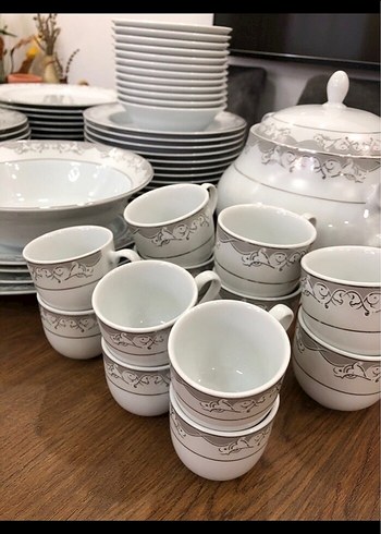 Güral porselen 12 kişilik yemek takımı - Görsel 4