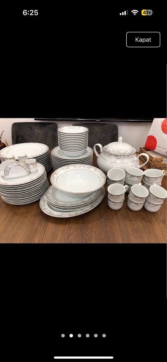 Güral porselen 12 kişilik yemek takımı - Görsel 2