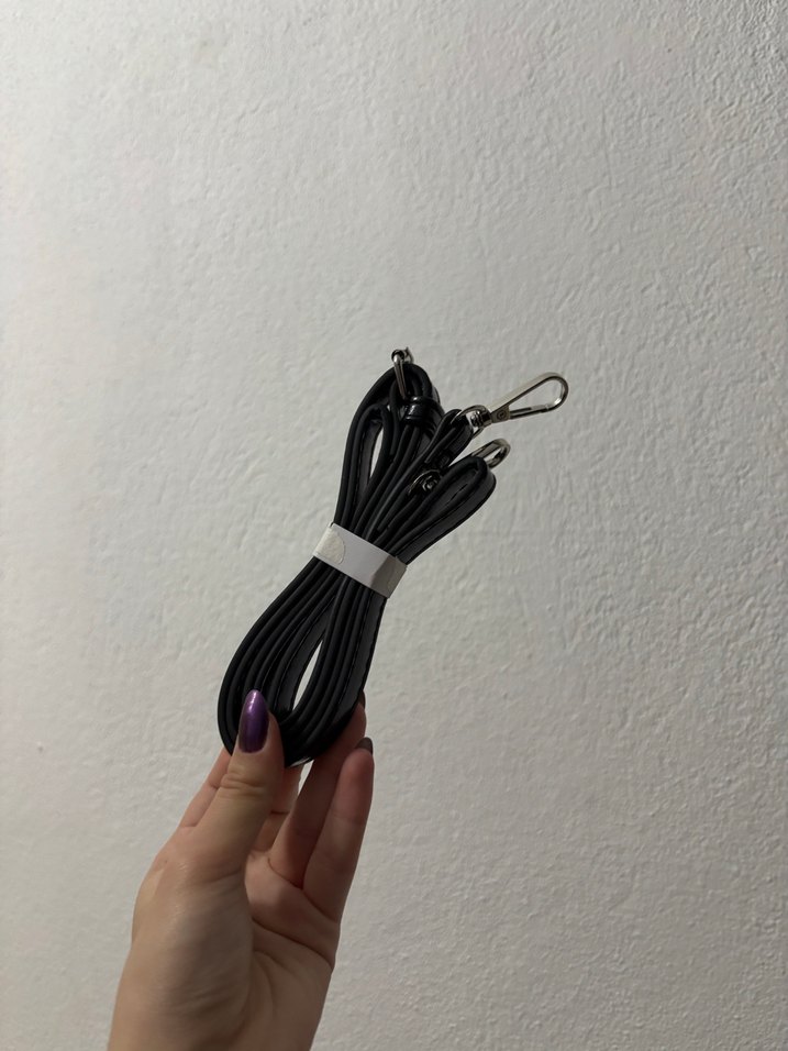 Siyah Taşlı Çanta - Görsel 5