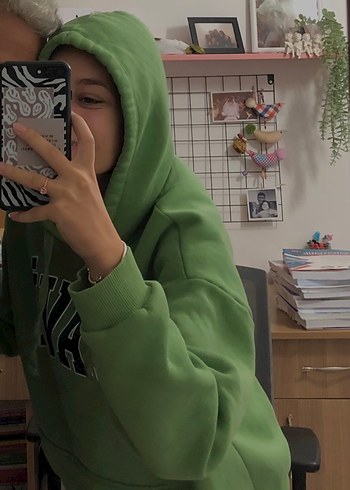 Mavi | Yeşil Sweatshirt - Görsel 4