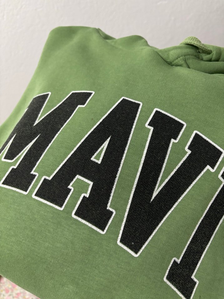 Mavi | Yeşil Sweatshirt - Görsel 2