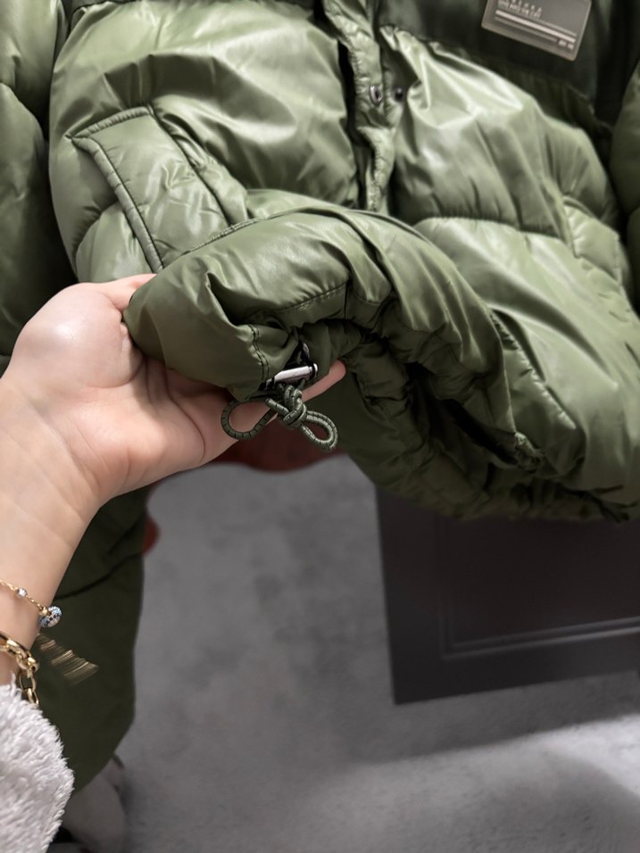 Berahka Haki Crop Şişme Mont - Görsel 5