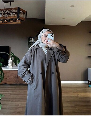 ALLMISS Markalı Kahverengi Trençkot