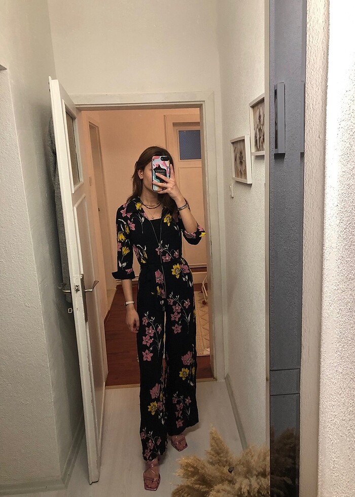 Mango çiçekli elbise - Görsel 2