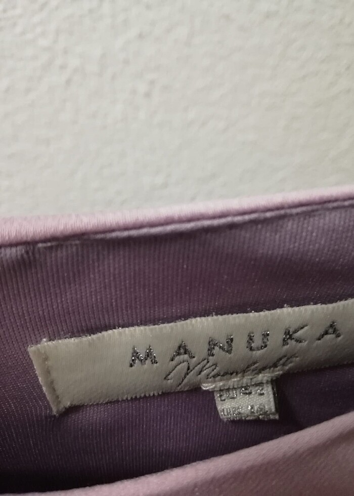 Manuka lila elbise - Görsel 3