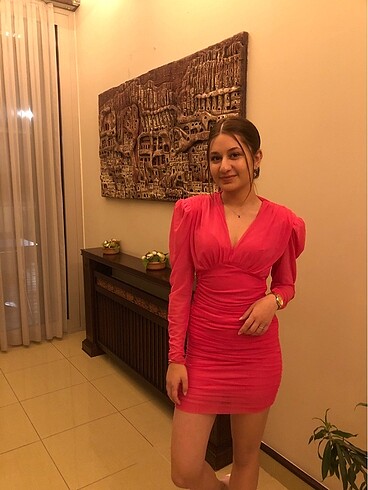Trendyol & Milla Pembe mini elbise