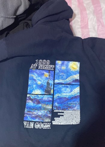 Sırtı desenli swetshırt - Görsel 2