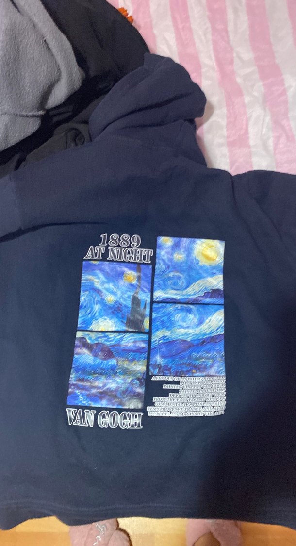 Sırtı desenli swetshırt - Görsel 2