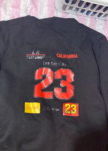 Siyah Kapüşonlu Rahat Kesim Sweatshirt - Görsel 2