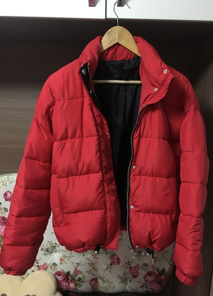 Zara Kırmızı Zara mont 
