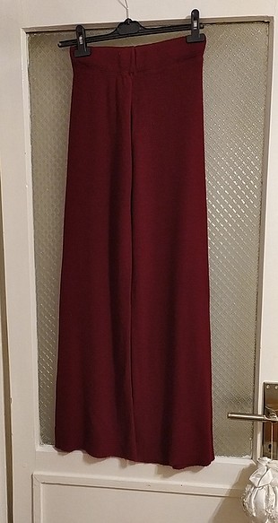 bordo triko pantolon 