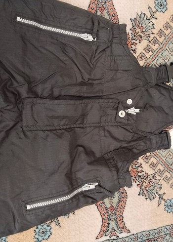 Siyah Kayak Pantolonu Bol Kesim - Görsel 3