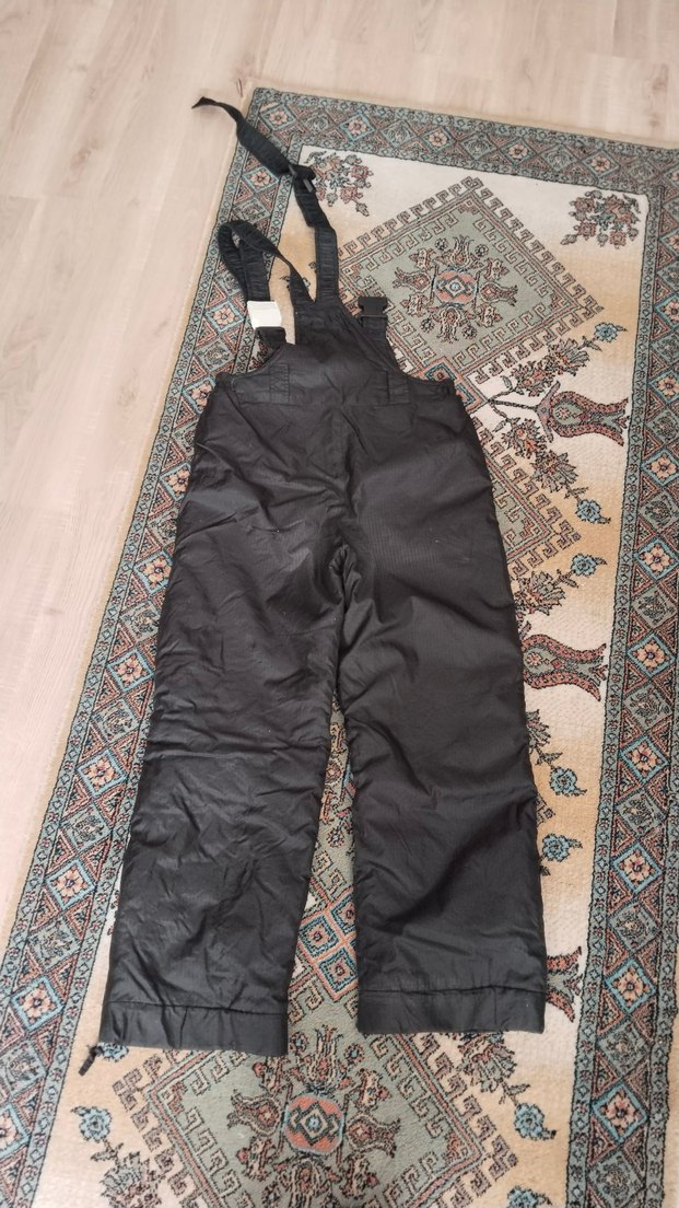 Siyah Kayak Pantolonu Bol Kesim - Görsel 5