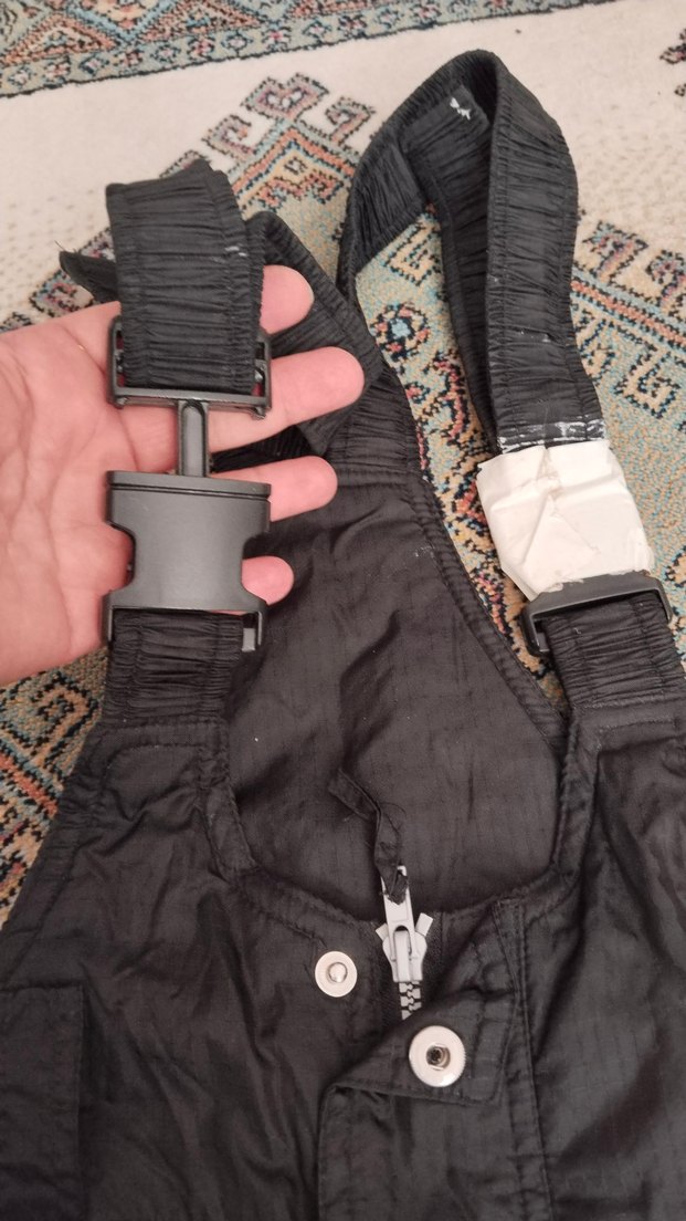 Siyah Kayak Pantolonu Bol Kesim - Görsel 4