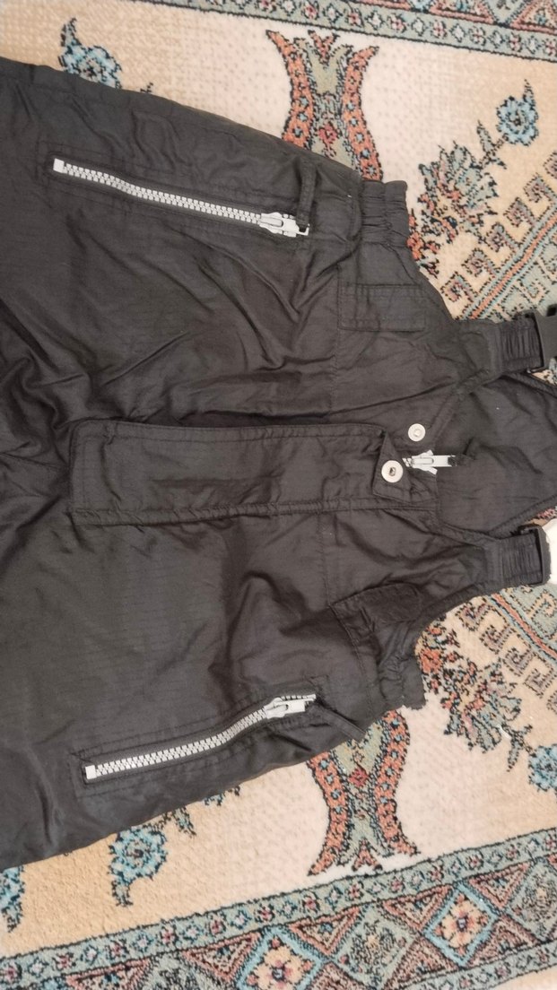 Siyah Kayak Pantolonu Bol Kesim - Görsel 3