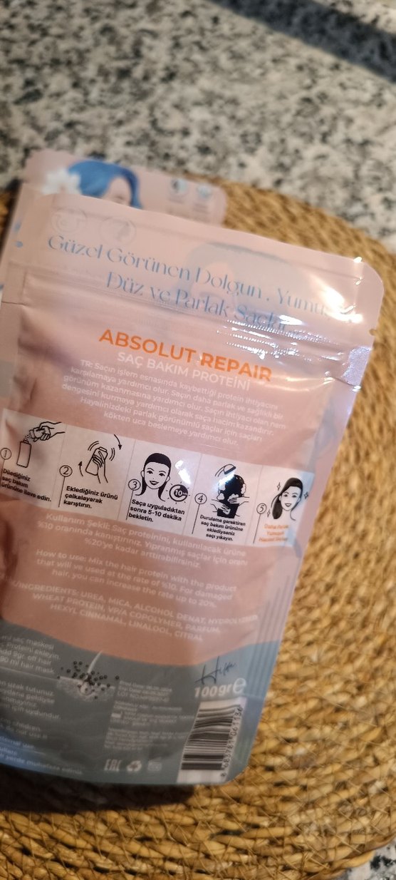 laxe saç proteini 2 adet + lastik toka - Görsel 3