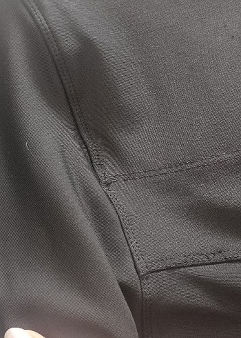 Siyah Kadın Velcro Detaylı Spor Tayt - Görsel 8