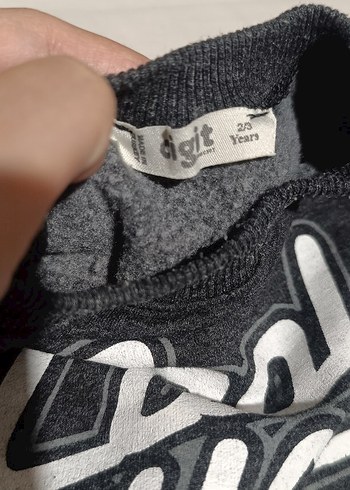 Erkek Gri Baskılı Fermuarlı Eşofman Takımı - Görsel 3