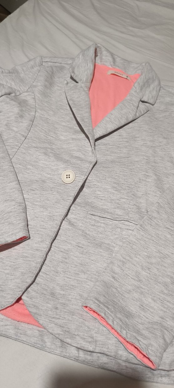 Gri Düğmeli Ceket S beden - Görsel 2