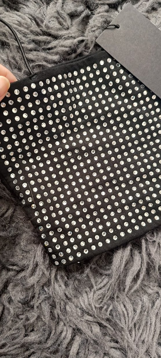 taş işlemeli askılı crop sıfır etiketli - Görsel 2